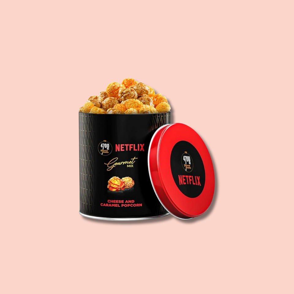 Netflix, Gourmet, Cheese & Caramel Popcorn