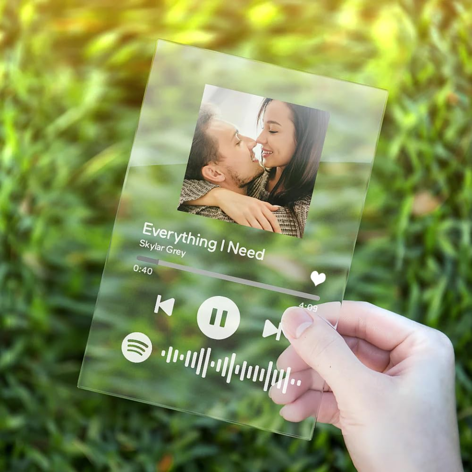 Personalized Photo and Song with Stand