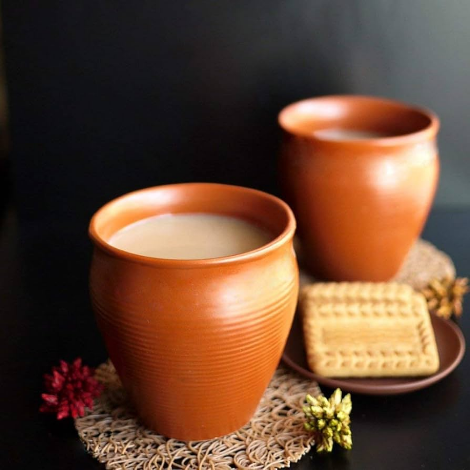 Re-useable Ceramic Kullad Cups || 2 Cups