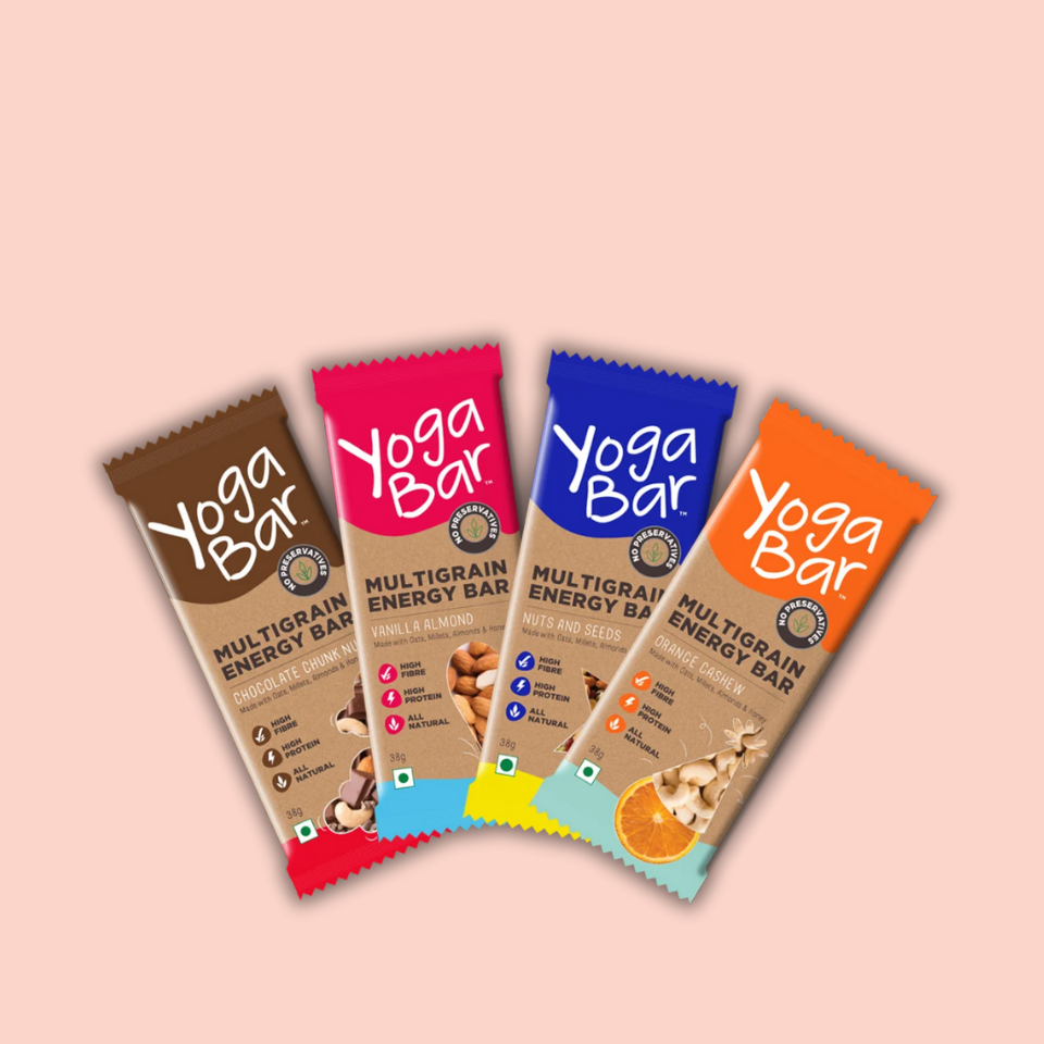 Yogabar Multigrain Energy Bar || 2 Bars