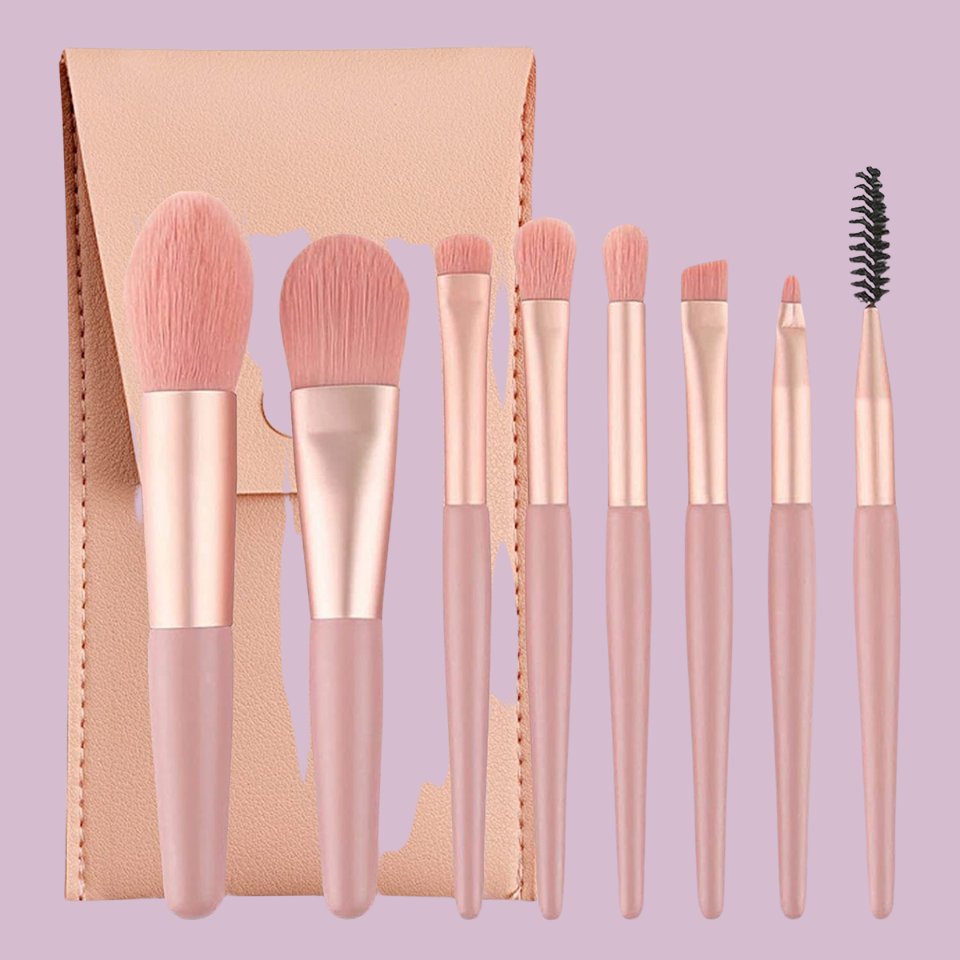 Makeup Brush Set with Makeup Bag