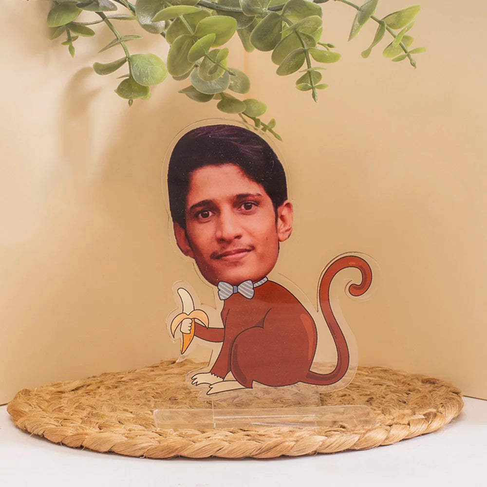 Monkey Caricature - Personalised Rakhi Gift